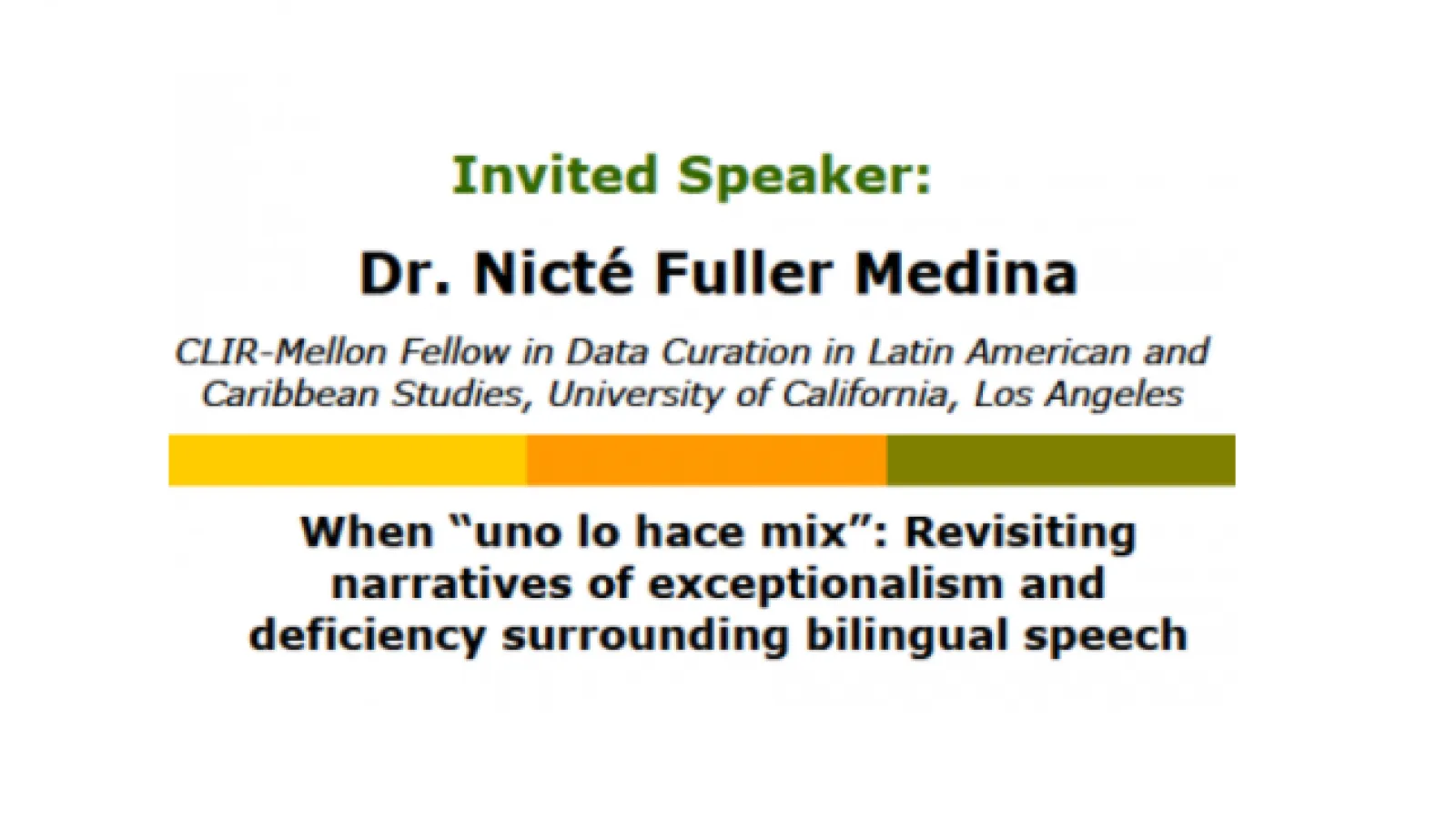 Dr. Nicté Fuller Medina