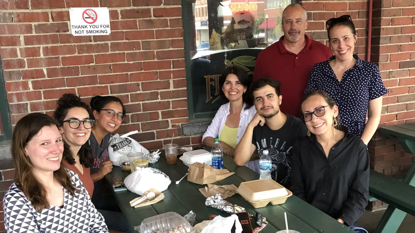 SPPO Graduate Teaching Associate with Acting Language Program Director, Megan Lobert, and Interim Chair, John Grinstead