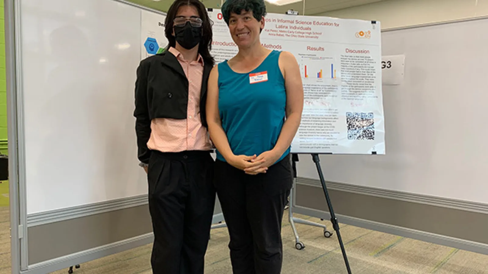 Kai Perez and Dr. Anna Babel