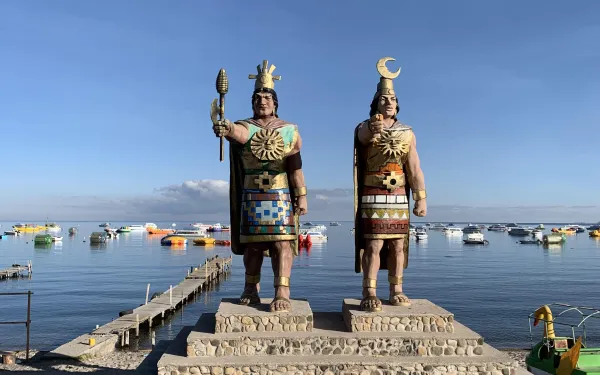 two statues 