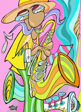 Colorful Art Festival Painting